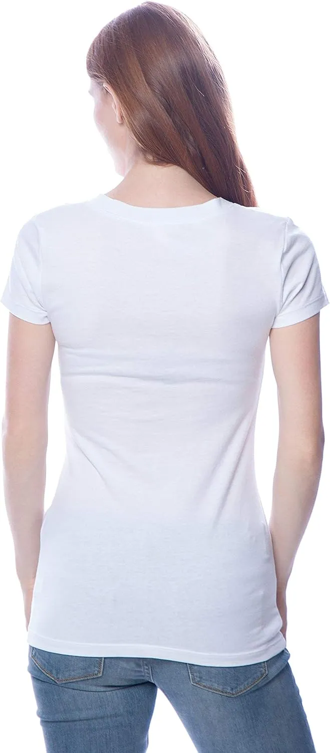 4 Pack Zenana Women's Basic V-Neck T-Shirts