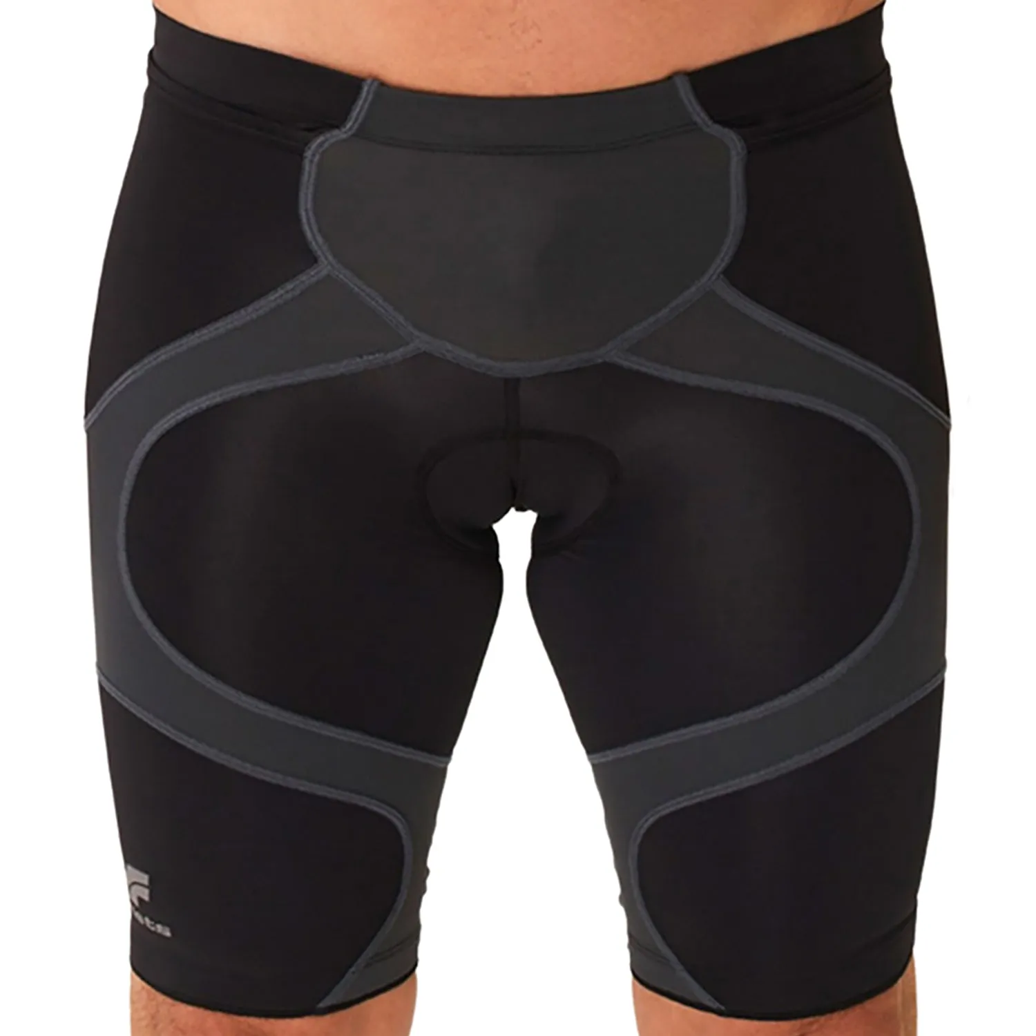 Bermuda Ciclismo X3X COMPRESSION ULTRA l Preto e Estanho