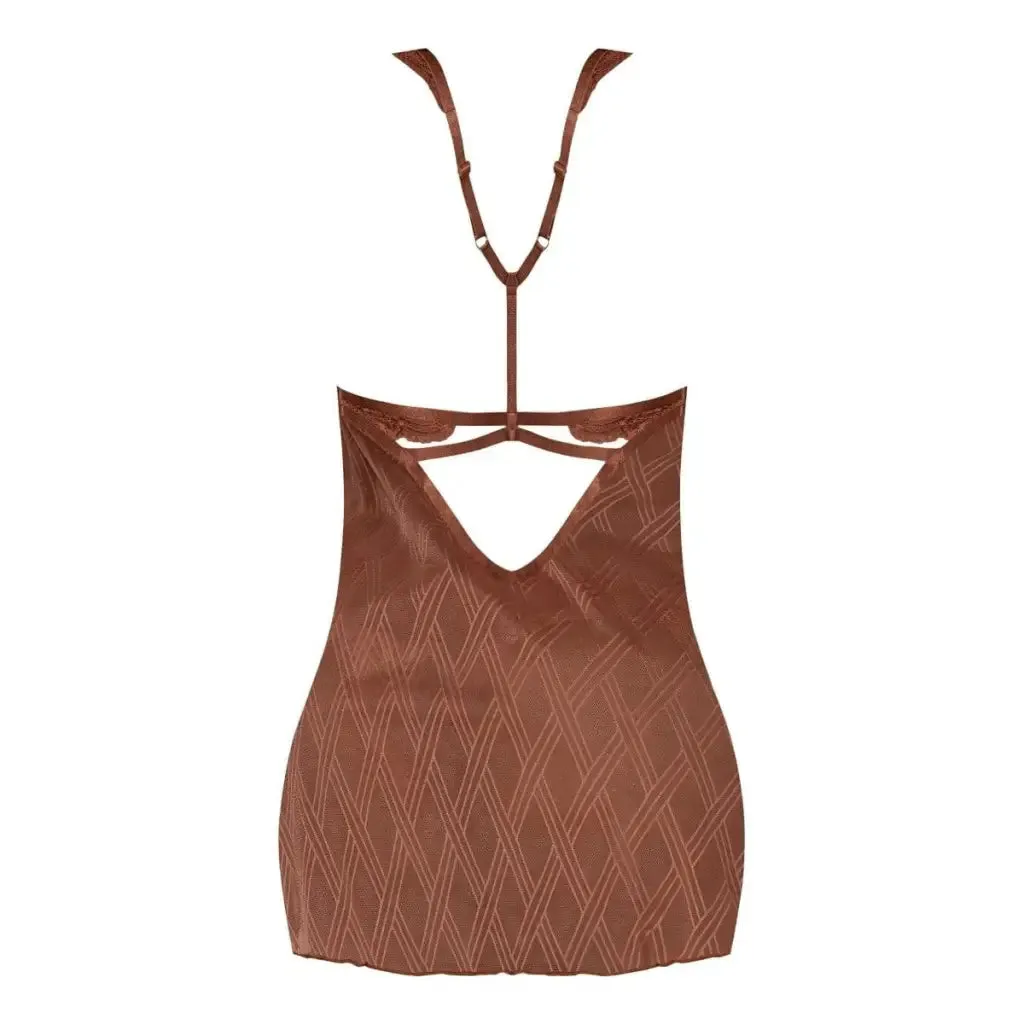 Caramel Kiss Babydoll & Thong Set
