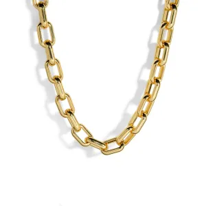CLASSIC GOLDEN LINK LONG NECKLACE