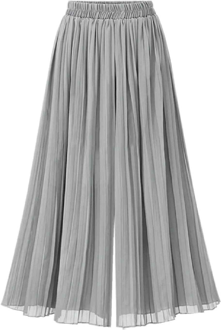 Flowy Chiffon Palazzo Dress Crop Pants for Women Dressy Casual Summer Wide Leg Pantalones De Vestir para Mujer