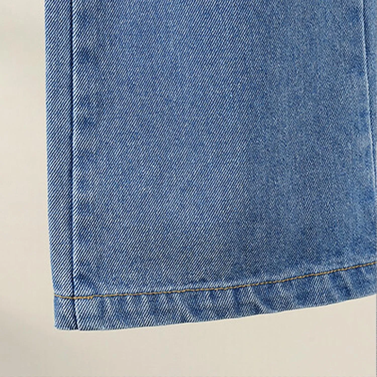 Girls Ripped Jeans Baggy Straight Leg Retro Denim Pants Teen Wide Leg Elastic Waist Y2k Casual Trousers Leggings