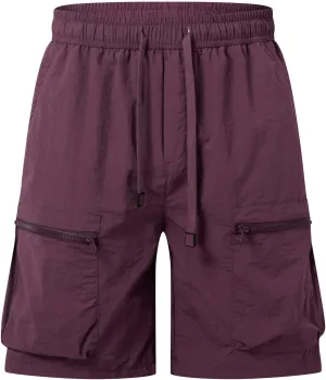 Men's Shorts Summer Minimalist Loose Cargo Casual Sports Pants Asymmetric Active Bermuda Shorts String Drop Crotch