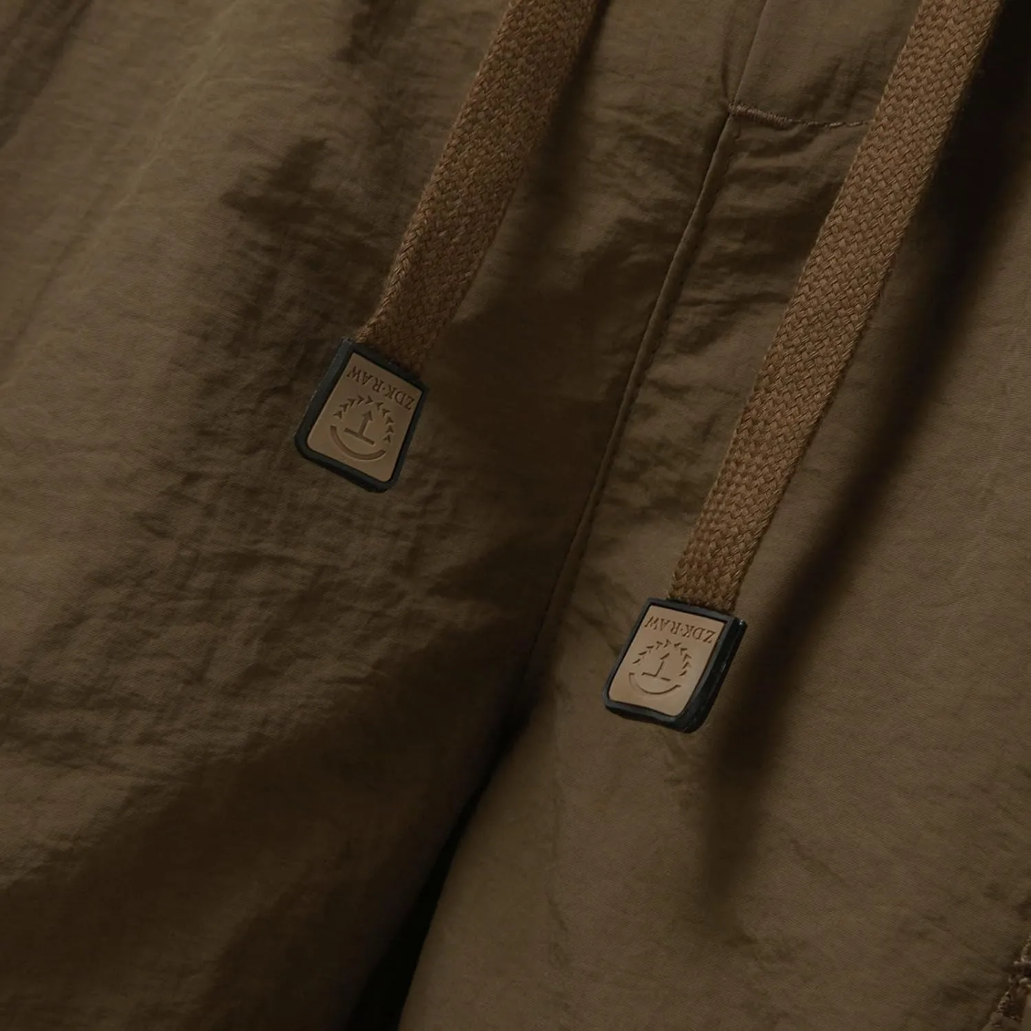 Men's Shorts Summer Minimalist Loose Cargo Casual Sports Pants Asymmetric Active Bermuda Shorts String Drop Crotch