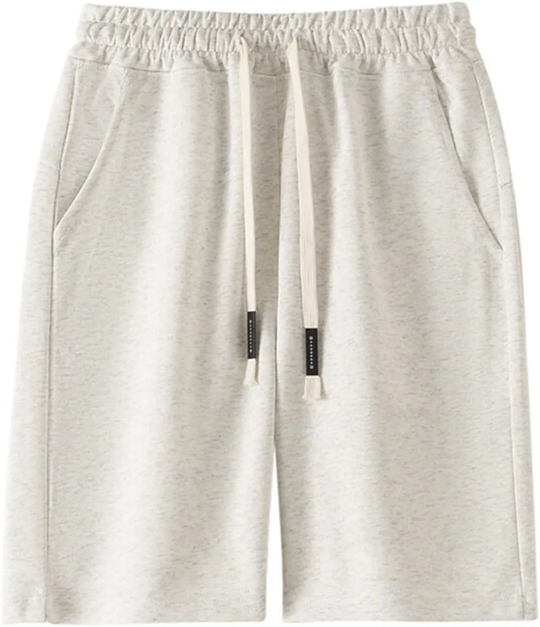 Men's Sport Casual Shorts Plus Size Fashion Drawstring Elastic Waist Athletic Shorts Loose Comfy Crop Sweatpant