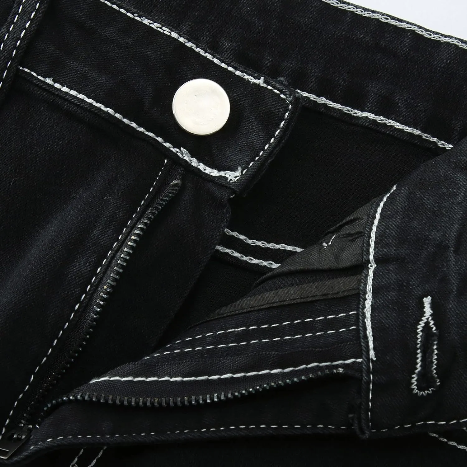 Mens Straight Leg Slim Fit Jeans Casual Bodybuilding Sports Durable Denim Pants for Men Lightweight Wear to Work Pencil Pants