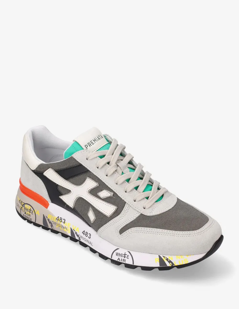 Premiata Mick 6166 Grises Hombre