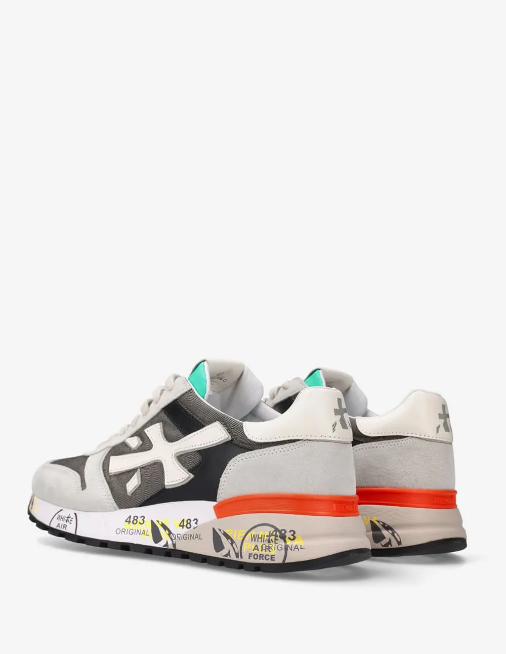 Premiata Mick 6166 Grises Hombre