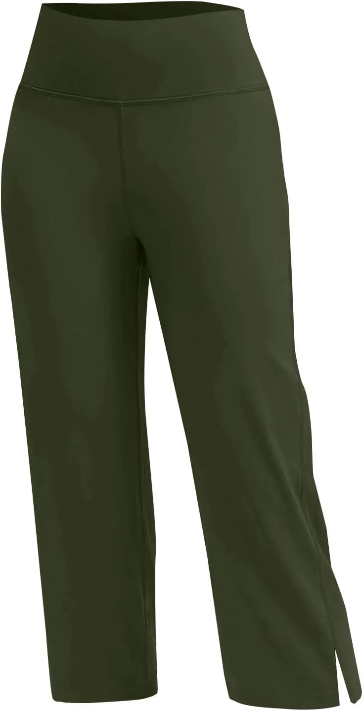 Pull On Capris for Women Dressy Casual Stretch Lightweight Yoga Capri Elastic High Waist Lounge Pants 2025 Summer