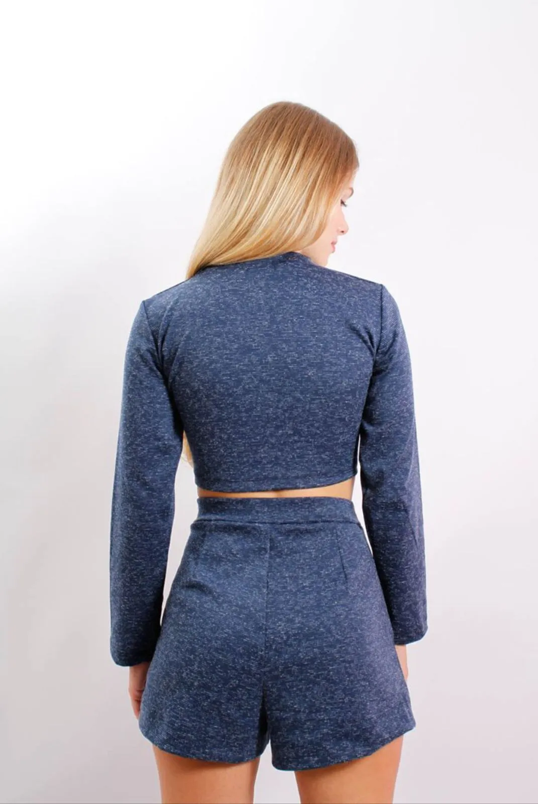 Short Mescla Detalhe Cós 22652  (10/A)