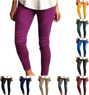 SMIDOW High Waisted Leggings for Women Plus Size Seamless Scrunch Butt Gym Yoga Pants Stretch Pull-on Jeggings Activewear
