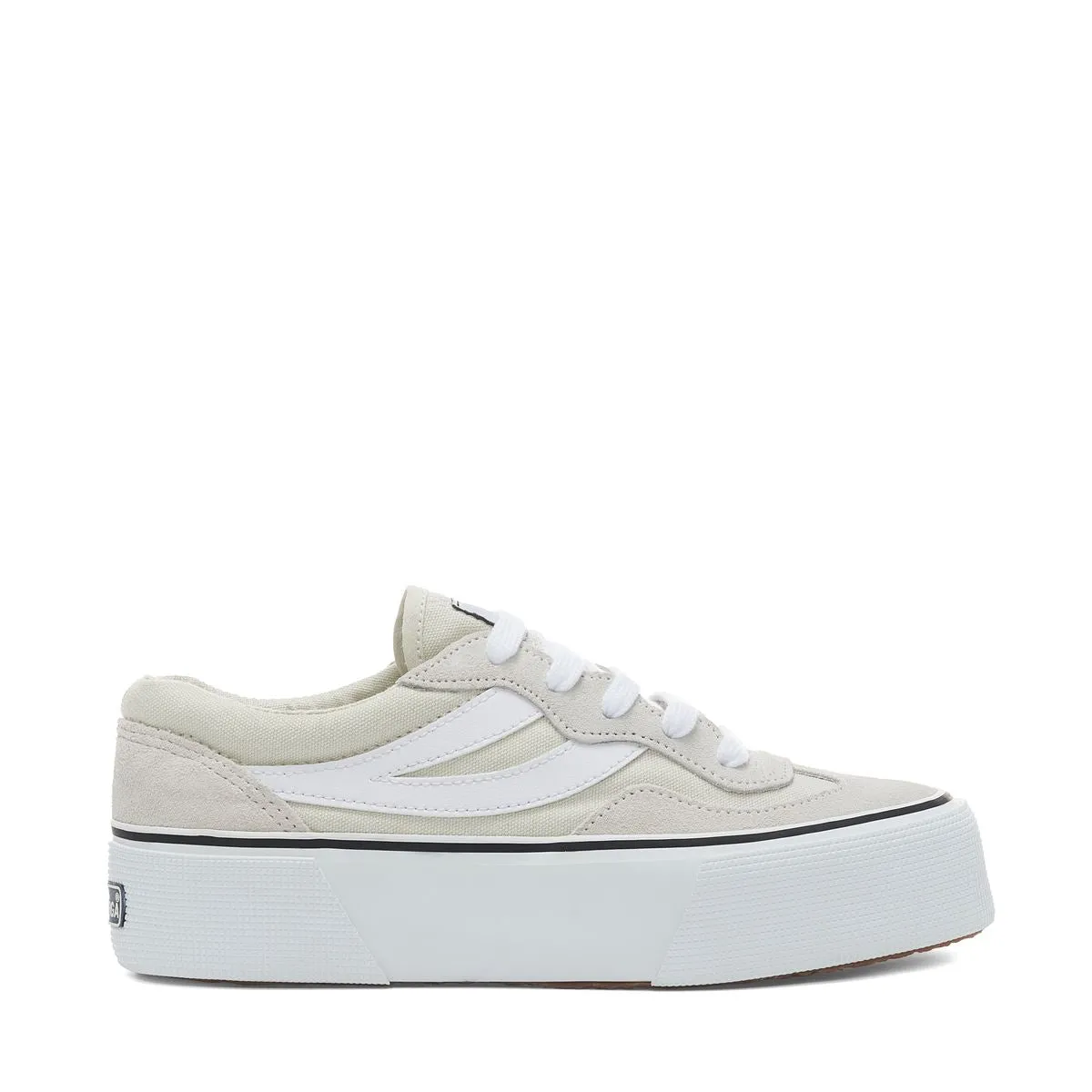 Tenis 3041 Revolley Colorblock Platform Grises