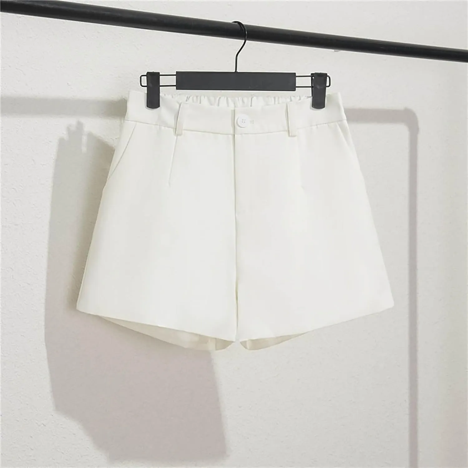 Trouser Shorts for Women Dressy Casual Formal Work Pleated Shorts High Waisted Comfy Trendy Ladies Short Pants