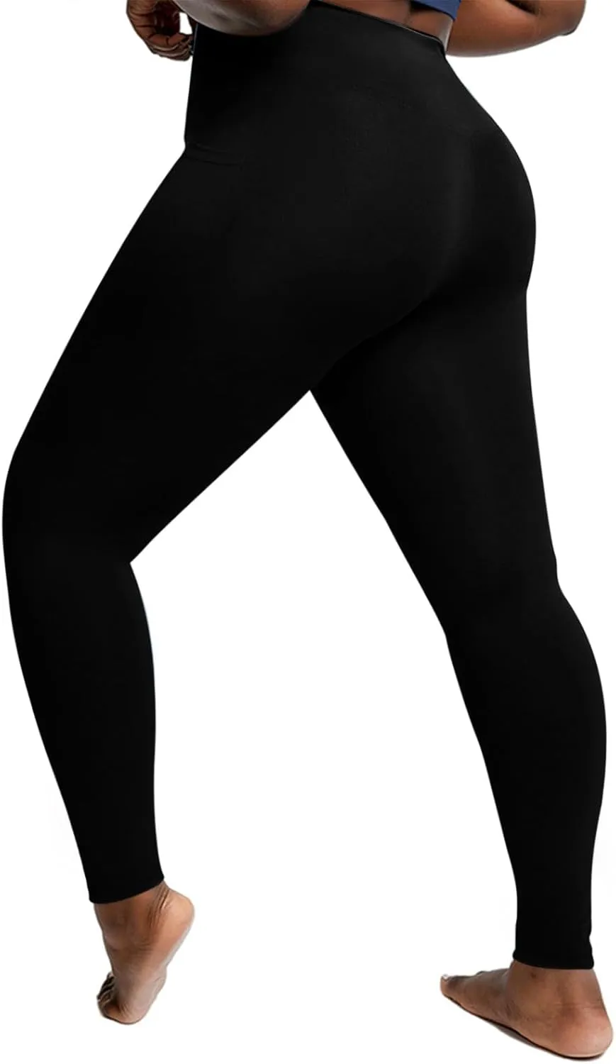 Women's Leggings Plus Size Workout Leggings Tummy Control Leggings with Pockets Stretch Yoga Leggings Athletic Pants