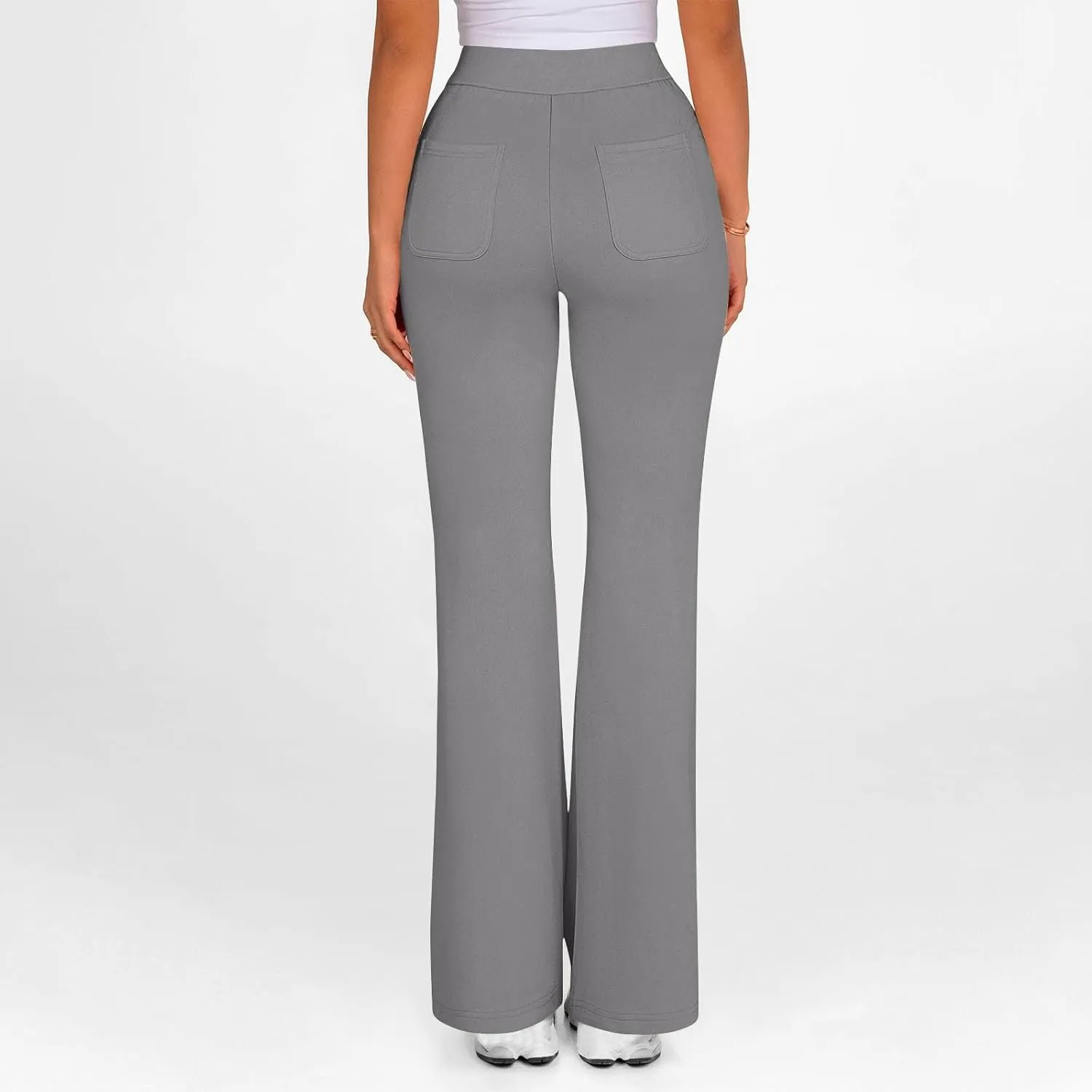 Women's Yoga Pants High Waisted Flare Pants Bell Bottom Leggings Drawstring Lounge Pants Comfy Casual Pants Gym Pants