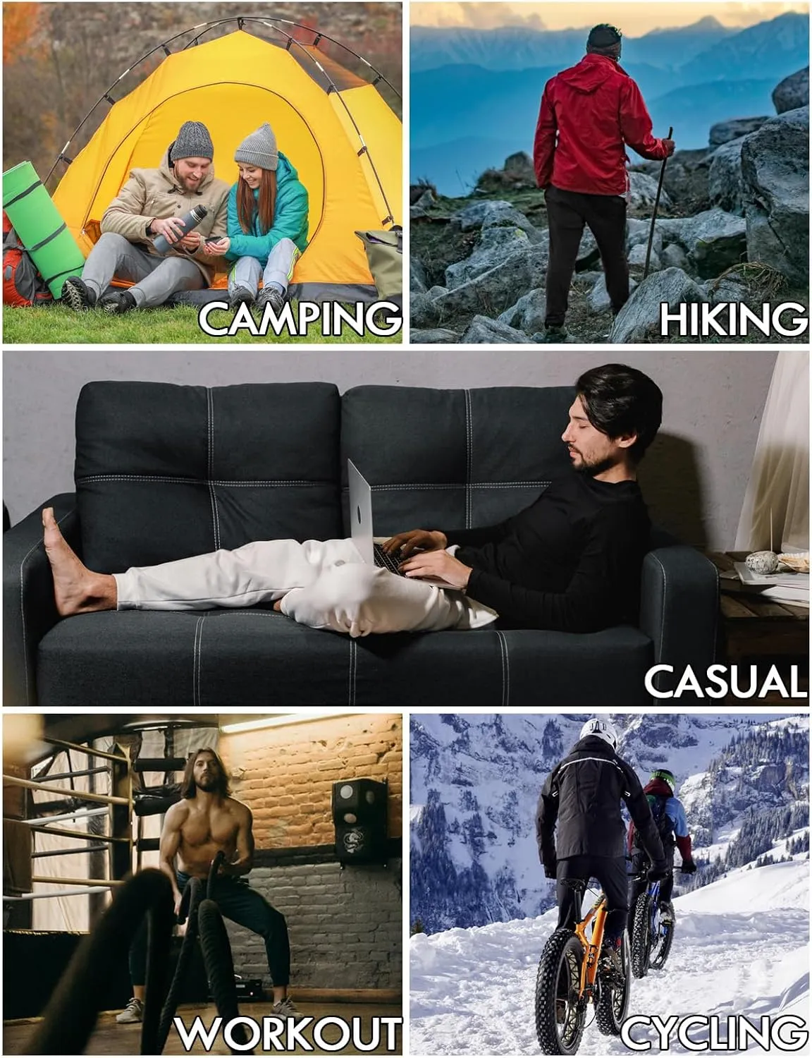 Yasumond Mens Fleece Sweatpants Active Athletic Track Pants for Gym Workout Bodybuilding Running Jogging